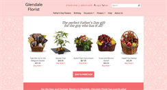 Desktop Screenshot of glendaleflorist.net
